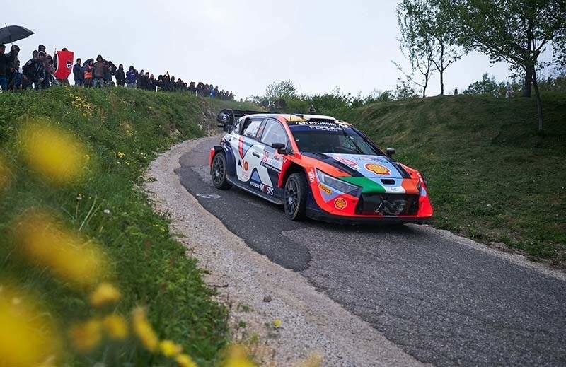 2024 FIA World Rally Championship Round 4,
Croatia Rally 2024, 18-21 April 2024

Ott Tanak, Martin Jarveoja, Hyundai i20 N Rally1 Hybrid, Action during Day 2 of WRC Croatia Rally 2024      

Photographer: Romain Thuillier
Worldwide copyright: Hyundai Motorsport GmbH