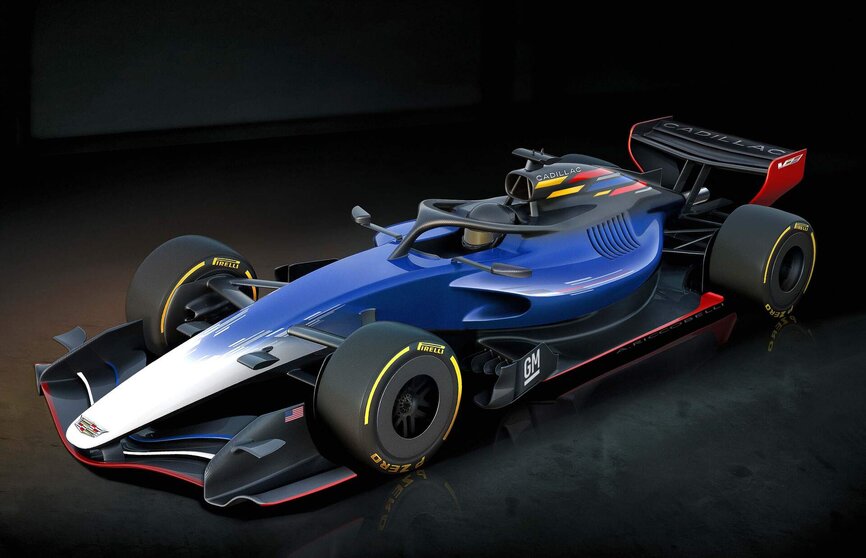 General Motors and TWG Global have reached an agreement in principle with Formula 1 to bring a Cadillac team to the series in 2026.  This GM Design rendering of the Cadillac Formula 1 Team’s conceptual theme pays tribute to the brand's American heritage.