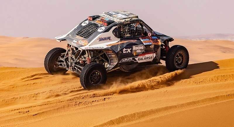 Pau Navarro during the Stage 8 of the Dakar 2025 on January 12, 2025 between Al Duwadimi and Riyadh, Saudi Arabia // SI202501131163 // Usage for editorial use only //